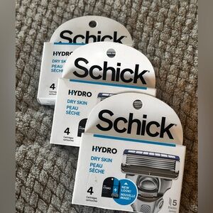NEW Schick Hydro Razor Refills 3 4packs 5Blades